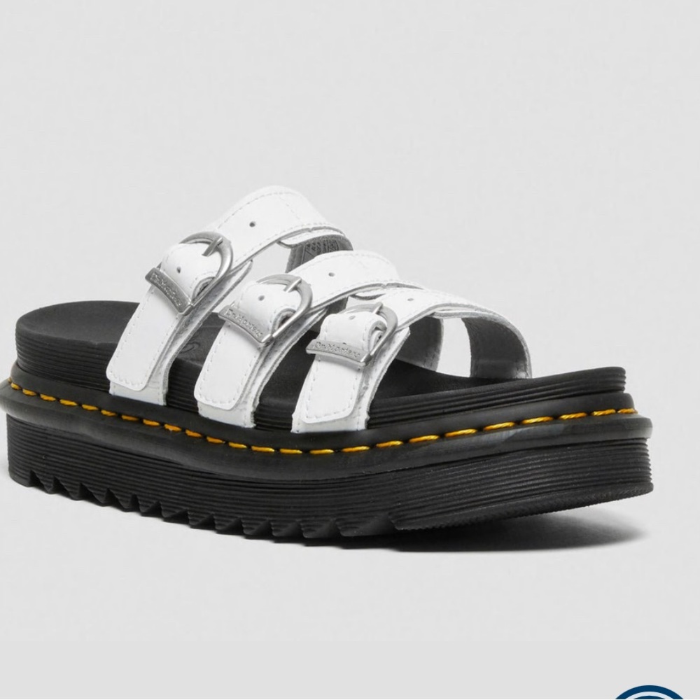 Dr Martens Blaire Leather Slide Sandals